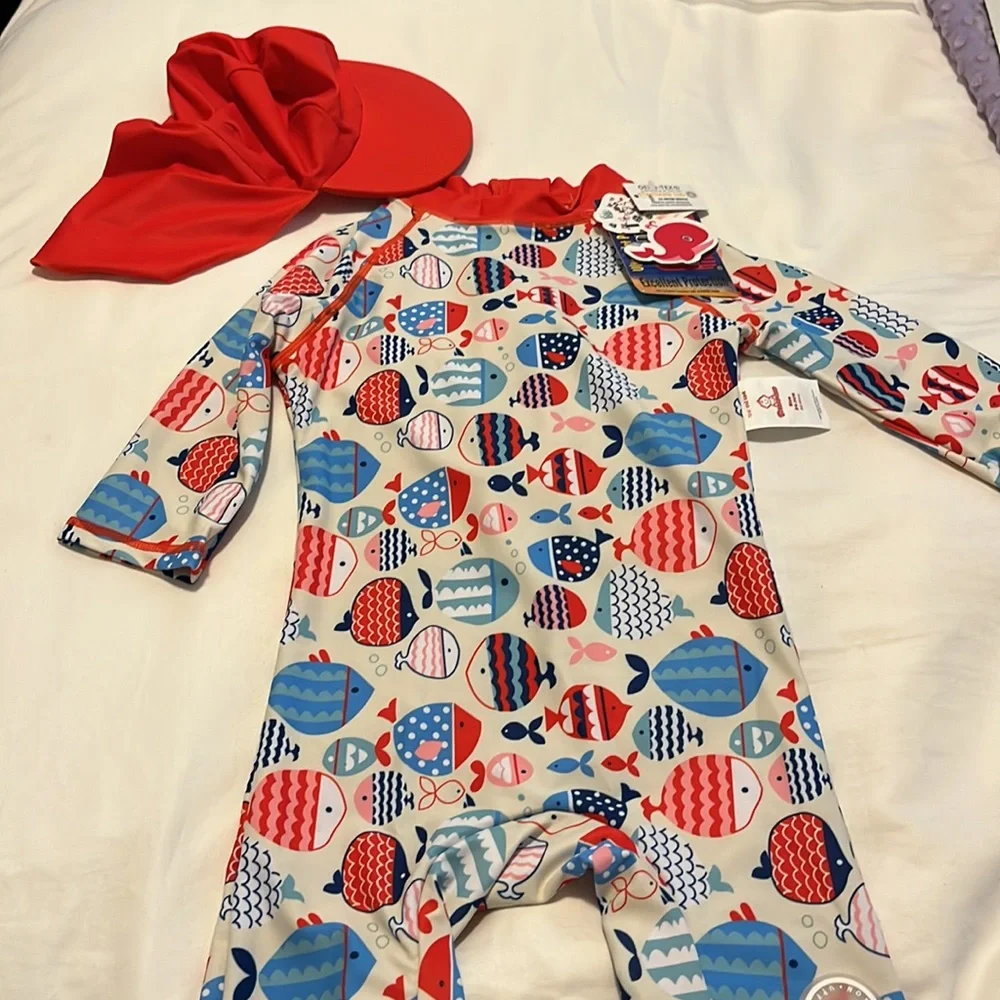 Bonverano one piece toddler swimsuit